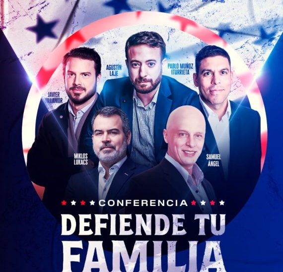 *Conferencia Defiende tu familia.* Con Agustín Laje, Samuel Ángel, Javier Villamor, Miklos Lukacs y Pablo Muñoz Iturrieta. 9 de septiembre. Big five club. MIAMI. 2 pm.