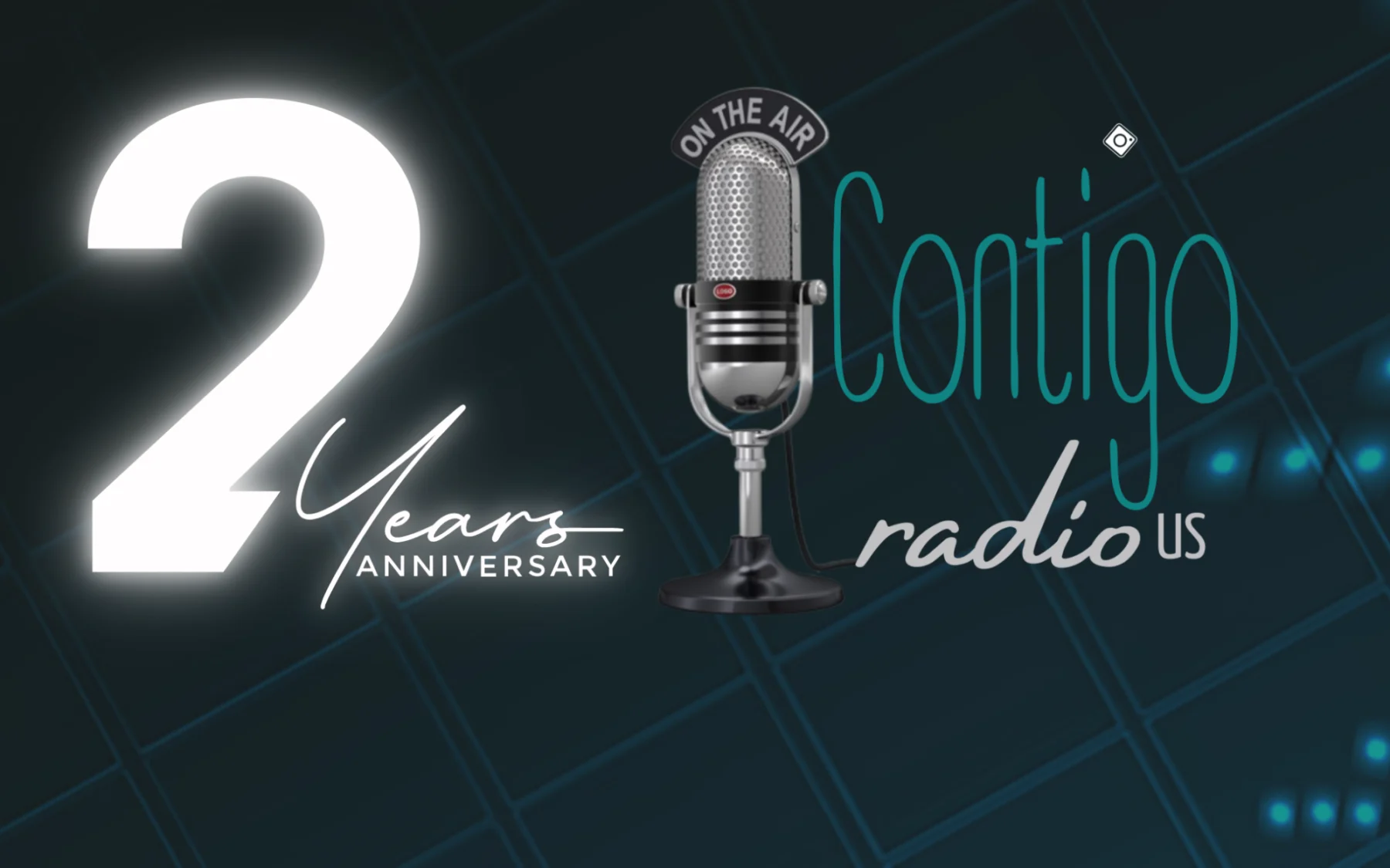 Celebracion segundo aniversario de Contigo Radio US.