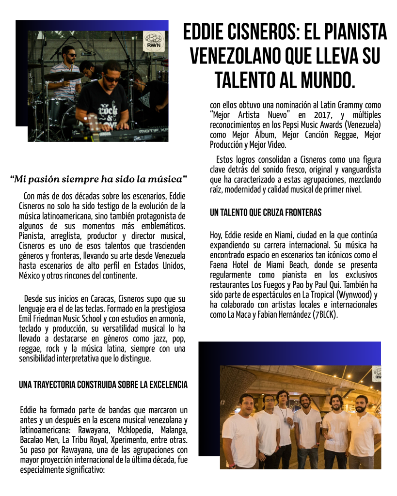 “Mi pasión siempre ha sido la música”