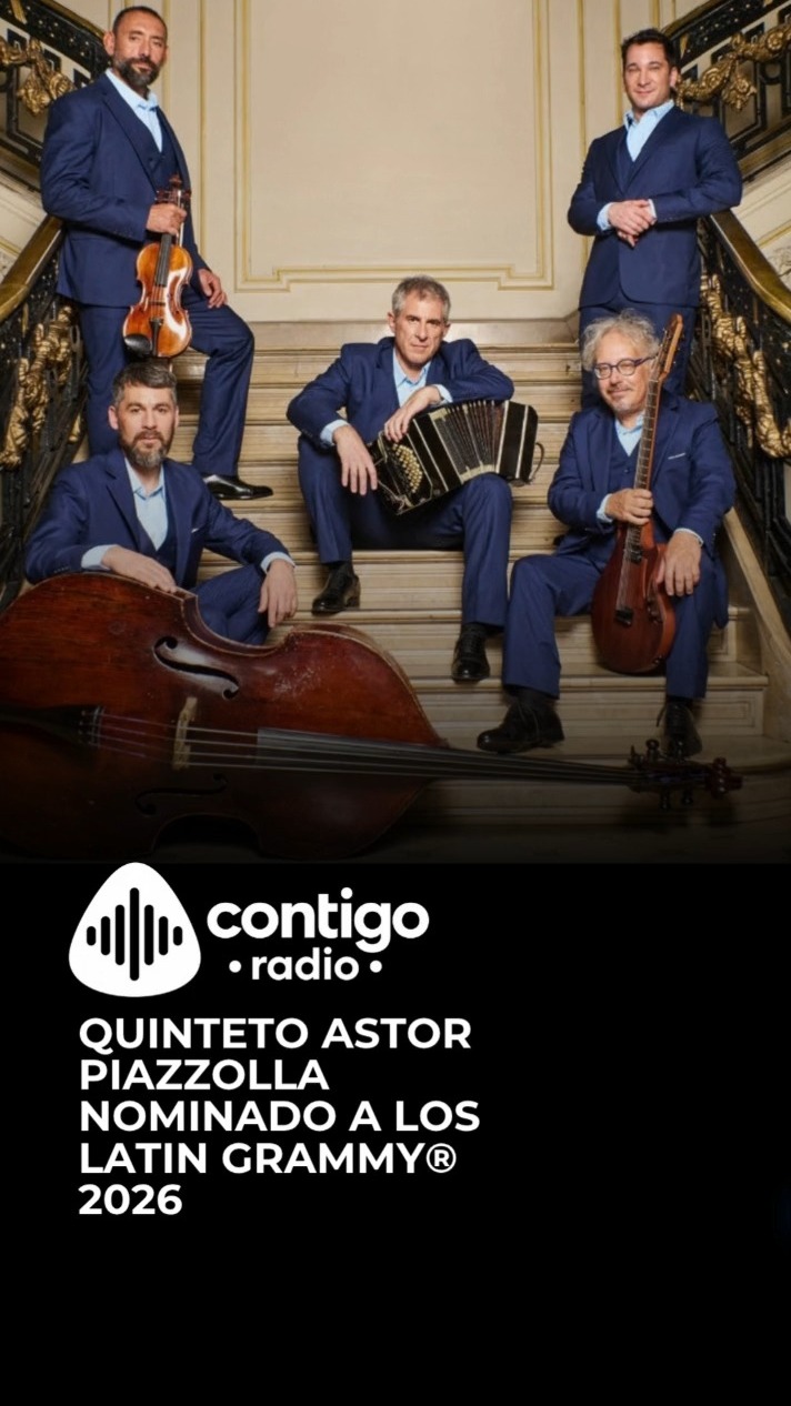 QUINTETO ASTOR PIAZZOLLA NOMINADO A LOS LATIN GRAMMY® 2026

El legado de Astor Piazzolla vuelve a ser reconocido a nivel internacional. El Quinteto Astor Piazzolla recibe una nominación a los Latin GRAMMY® 2026 en la categoría Mejor Álbum de Tango por Le Grand Tango, su más reciente producción discográfica.

El álbum reúne ocho obras de Piazzolla, entre ellas “Oblivion”, “Zita”, “Le Grand Tango” y una adaptación para quinteto de su reconocido Concierto para Bandoneón.

Con más de 25 años de trayectoria internacional, el Quinteto continúa llevando la esencia del Nuevo Tango a nuevas generaciones y audiencias alrededor del mundo, a través de nuevas interpretaciones y arreglos que mantienen vigente la obra del compositor argentino.

Esta nominación se suma a una trayectoria que ya cuenta con dos Latin GRAMMY® en Mejor Álbum de Tango, obtenidos en 2019 y 2023.

Le Grand Tango representa así un nuevo capítulo en la misión del Quinteto Astor Piazzolla de preservar, interpretar y proyectar la música de Piazzolla a nivel global.

#QuintetoAstorPiazzolla #AstorPiazzolla #LatinGRAMMY #LatinGRAMMY2026 #LeGrandTango #Tango #NuevoTango #MusicaArgentina #MusicaClasica #MusicaLatina