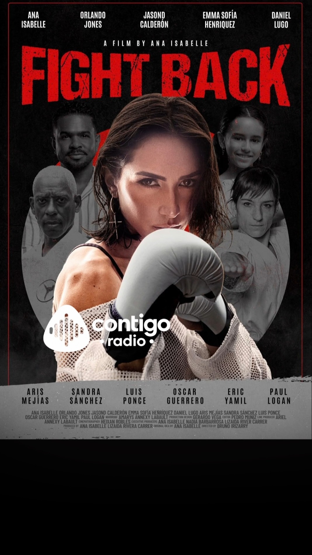 Hay canciones que te ponen a bailar. Otras te dan fuerzas para seguir. “Fight Back” reúne ambas.

Ana Isabelle presenta la música de la película que creó, produjo y protagoniza, con dos invitados que aportan su propio sello: Gilberto Santa Rosa y Alex Zurdo. 🎬🎶

Con Gilberto interpreta “Se Pasa Rico”, una mezcla de salsa y sonidos urbanos. Junto a Alex Zurdo, “Pa’ Lante Voy” lleva un mensaje de fe y perseverancia que conecta con el corazón de la historia: levantarse cuando la vida te pone a prueba.

La banda sonora también incluye “Spanglish”, junto a Emma Sofia Henriquez. El próximo 15 de octubre llegará “Fighting for Love”, interpretado por Ana Isabelle, Jasond Calderón y Emma.

Entre drama, comedia y artes marciales, “Fight Back” cuenta la historia de una exatleta que debe enfrentar sus temores mientras su familia atraviesa un momento difícil.

📅 Estreno en cines de Puerto Rico: 16 de noviembre de 2026.

Desde Contigo Radio US seguimos las historias y los sonidos que conectan a nuestra comunidad latina, dentro y fuera de la isla.

¿Qué canción te ha dado fuerzas para seguir adelante en un momento difícil? Déjanos el título y el artista. 

#AnaIsabelle #FightBack #GilbertoSantaRosa #AlexZurdo #ContigoRadioUS