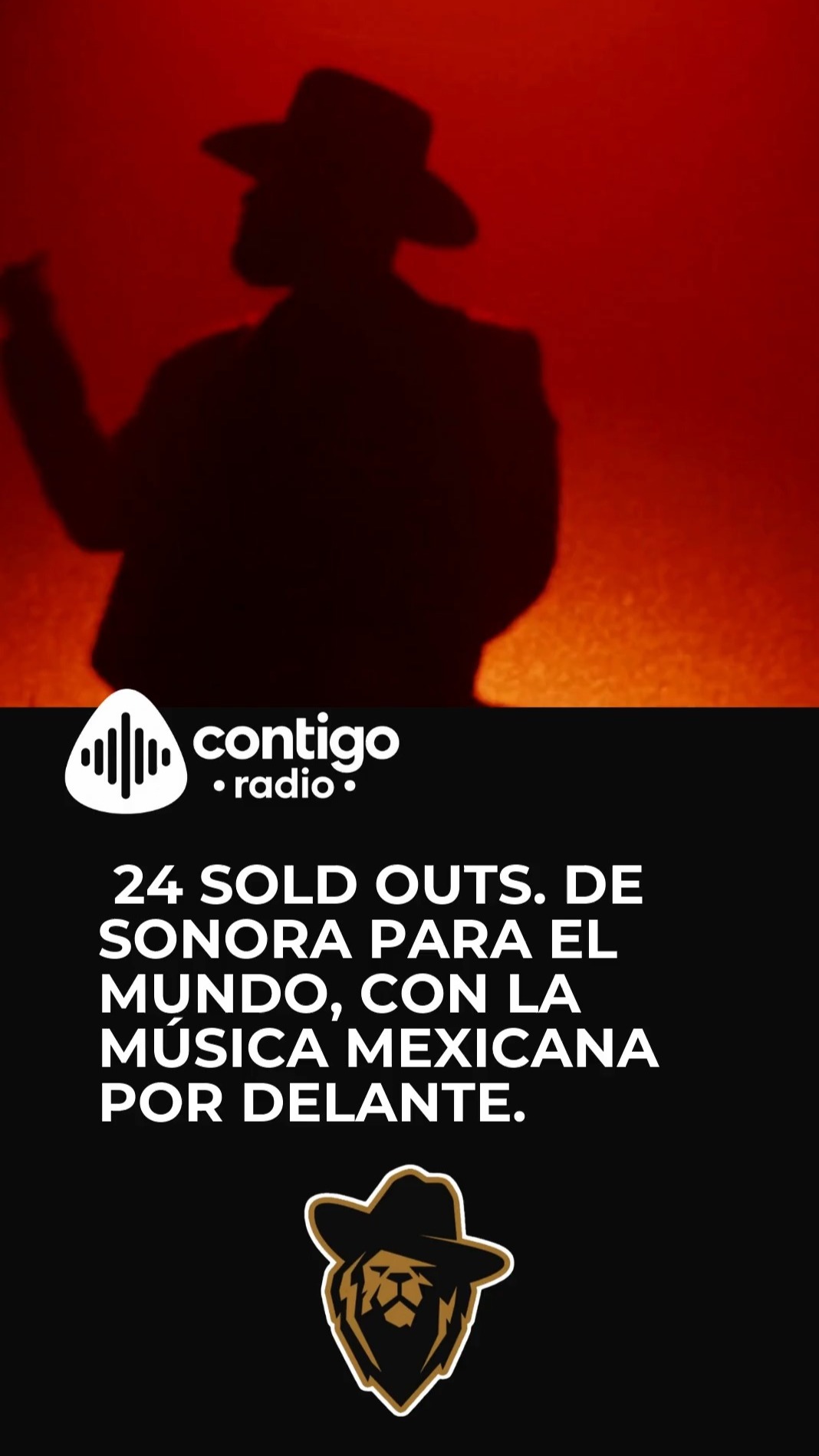 24 SOLD OUTS. De Sonora para el mundo, con la música mexicana por delante.

Carín León cierra la etapa estadounidense de su gira “De Sonora Para el Mundo” con un capítulo histórico: 24 conciertos con entradas agotadas, seis noches sold out como el primer artista latino en presentar una residencia en Sphere Las Vegas y el primer concierto en la historia del NU Stadium de Miami, ante más de 24.000 personas.

Detrás de esas cifras hay una voz que cruza géneros, un equipo que hace posible cada escenario y un público que conecta con su manera de cantar y de sentir. 

Ahora, con MudaH, la edición deluxe de MUDA, Carín sigue ampliando los caminos de la música mexicana sin perder el vínculo con Hermosillo, Sonora.

Carín, desde Contigo Radio US celebramos este logro y las historias que estás llevando al mundo. ¡Que siga sonando Sonora! 

 Si pudieras dedicarle una canción de Carín a alguien, 
¿cuál sería y para quién? 

Etiqueta a esa persona y comparte este homenaje.

#CarinLeon #DeSonoraParaElMundo #MudaH #MusicaMexicana #ContigoRadioUS