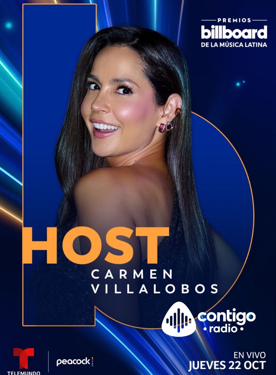 Carmen Villalobos Premios Billboard 2026
