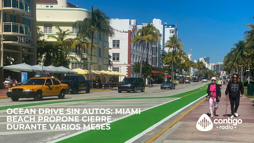 Miami Beach evalúa convertir Ocean Drive en un espacio principalmente peatonal durante la temporada alta.