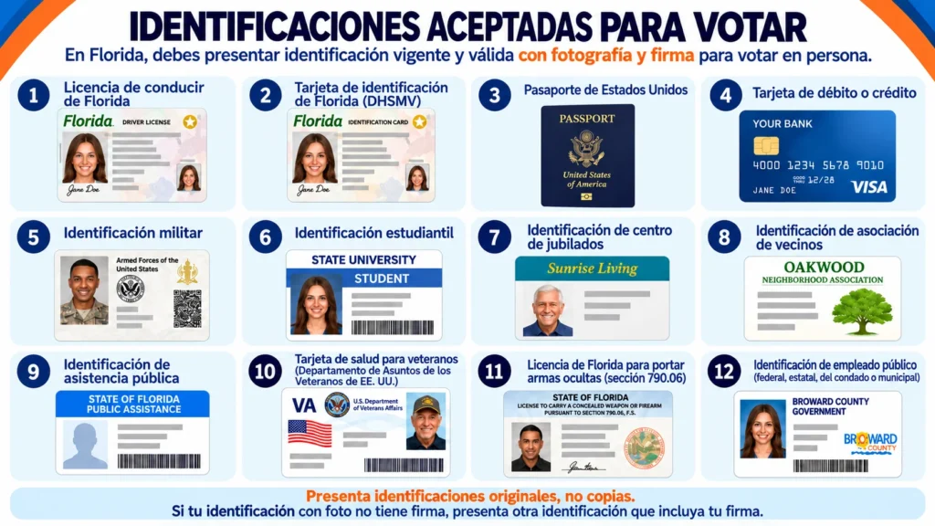 votación anticipada en Florida, elecciones de medio término 2026, voto por correo Florida 2026, identificación para votar en Florida, dónde votar en Miami-Dade, centro de votación en Broward, Ricardo Negrón Almodóvar, All Voting Is Local Florida