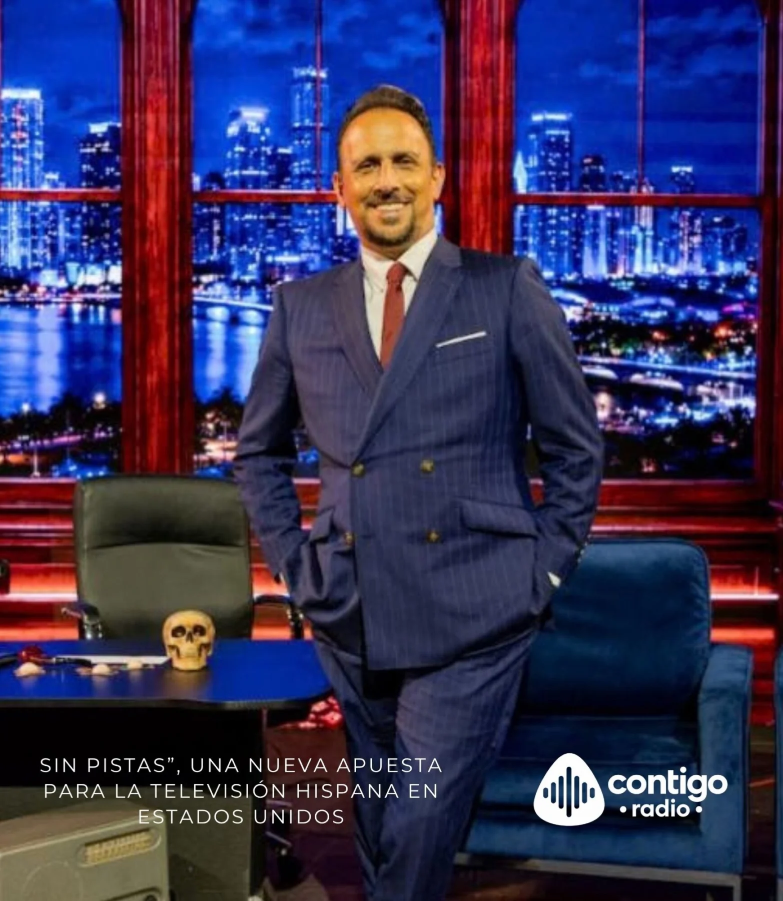 “Sin Pistas” llega a Mega TV: Adriano Perticone estrena nuevo late night para la audiencia hispana de Estados Unidos