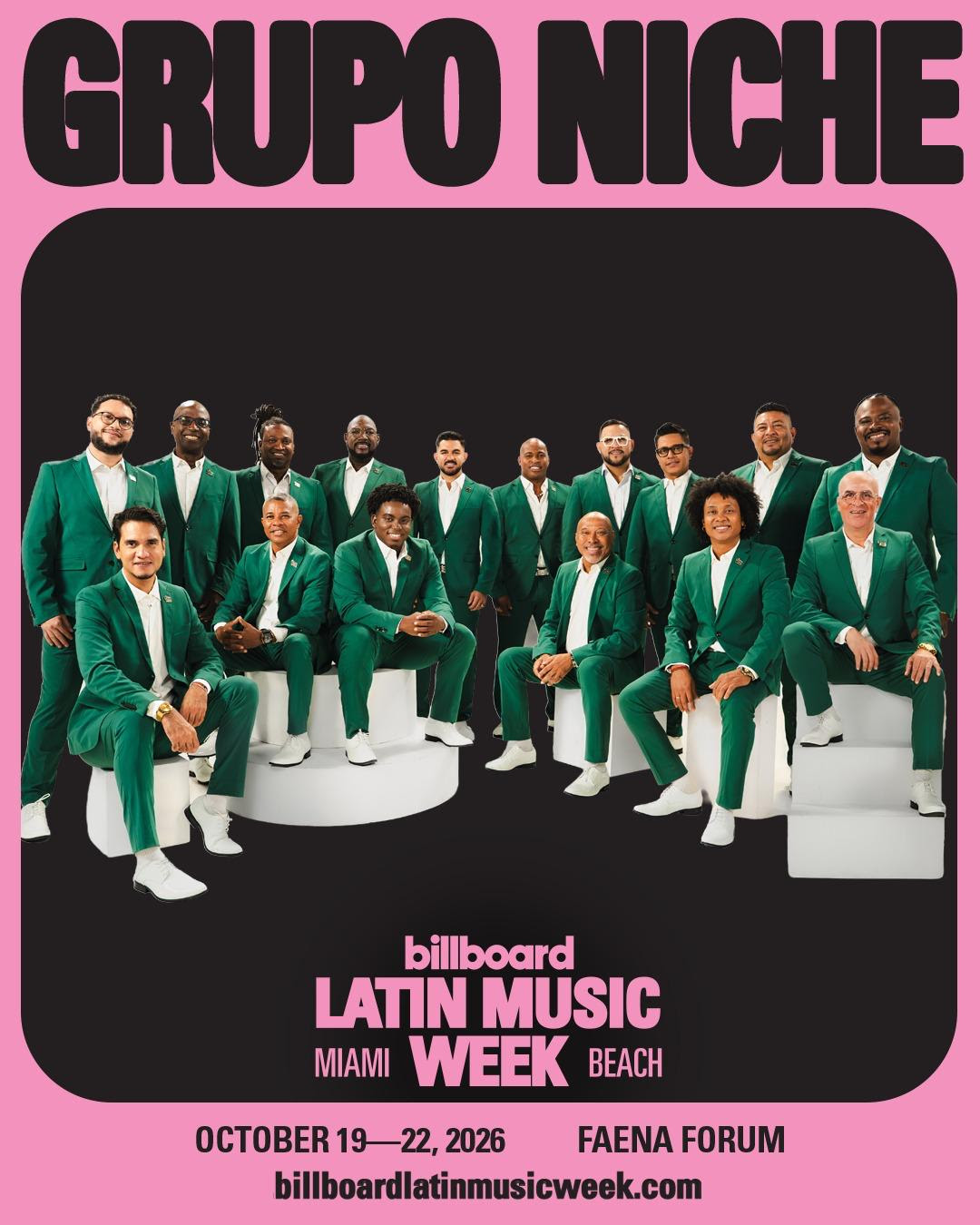 Grupo Niche en Billboard Latin Music Week 2026